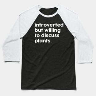 Introverted Baseball T-Shirt